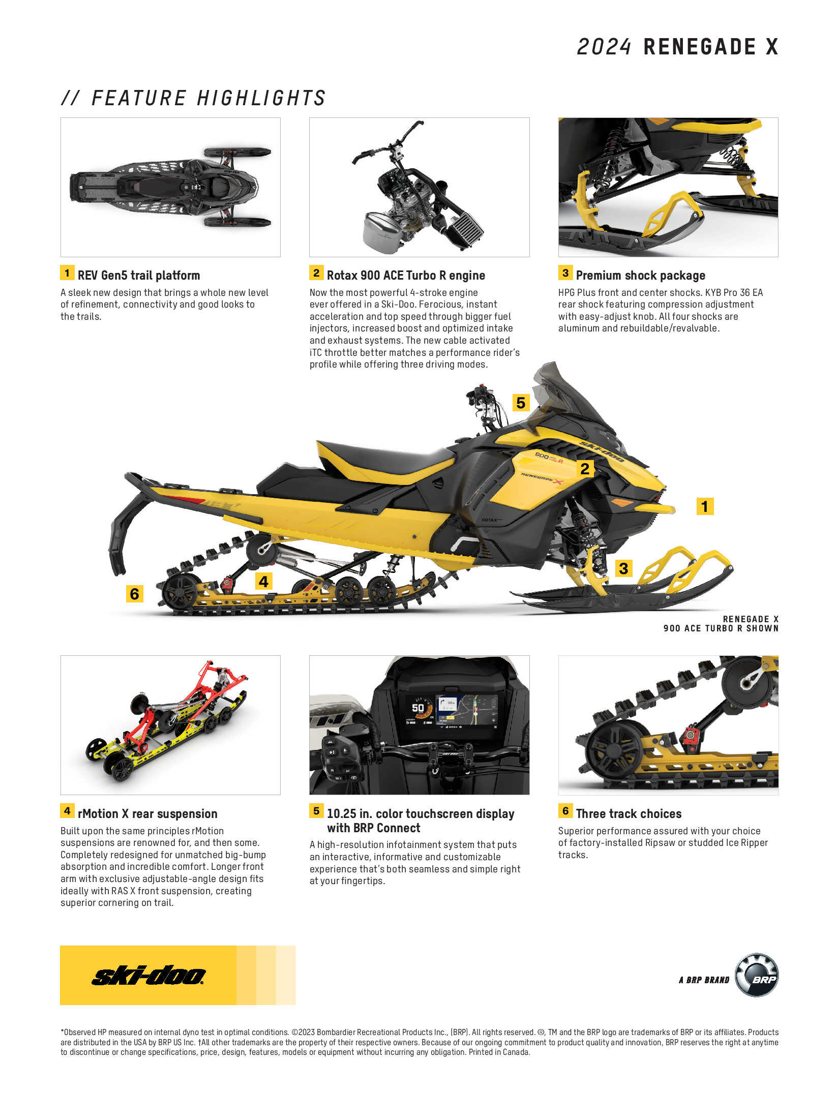 2024 Ski-Doo Renegade X Specs 2