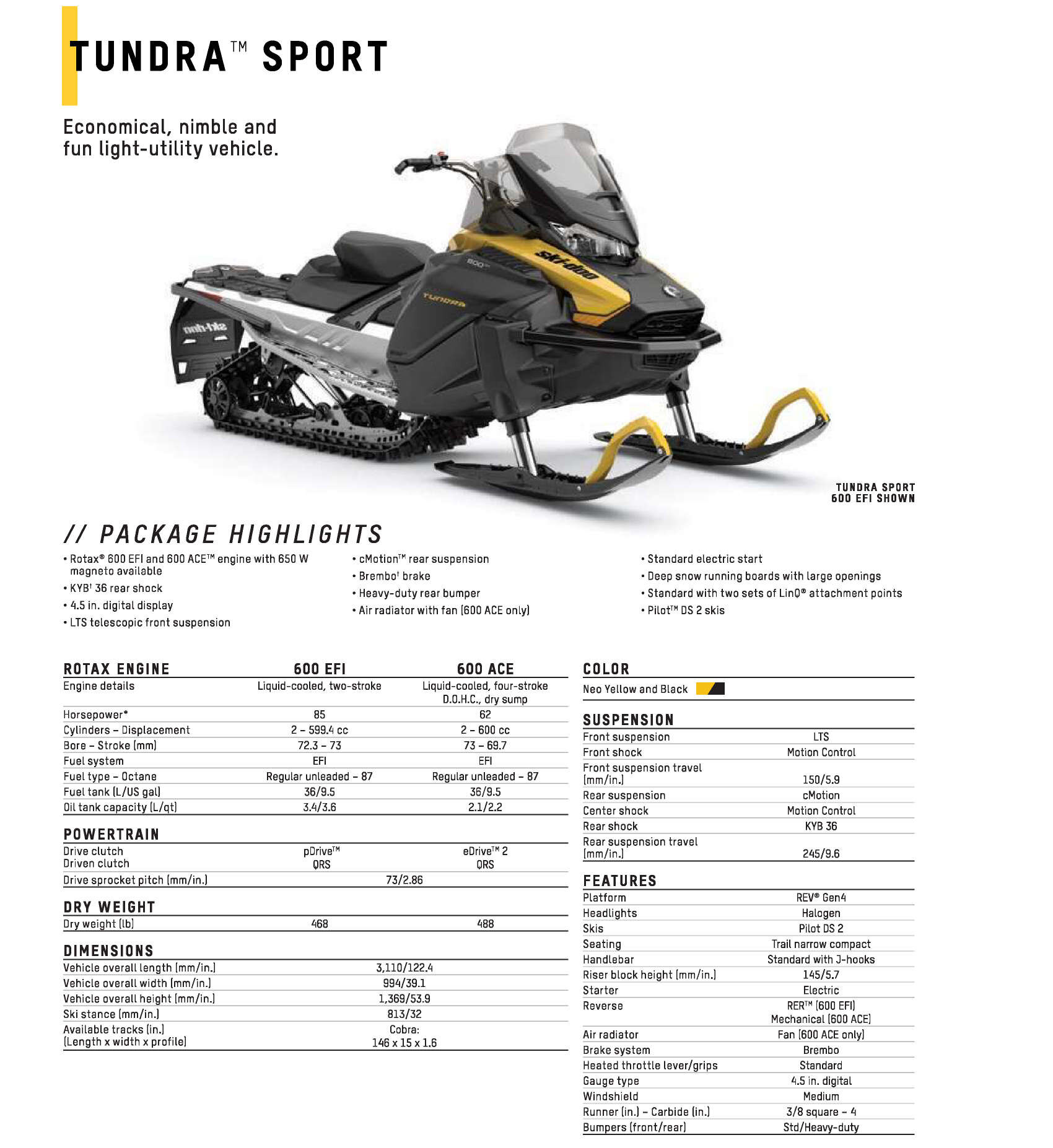 2025 Ski-Doo Tundra Sport